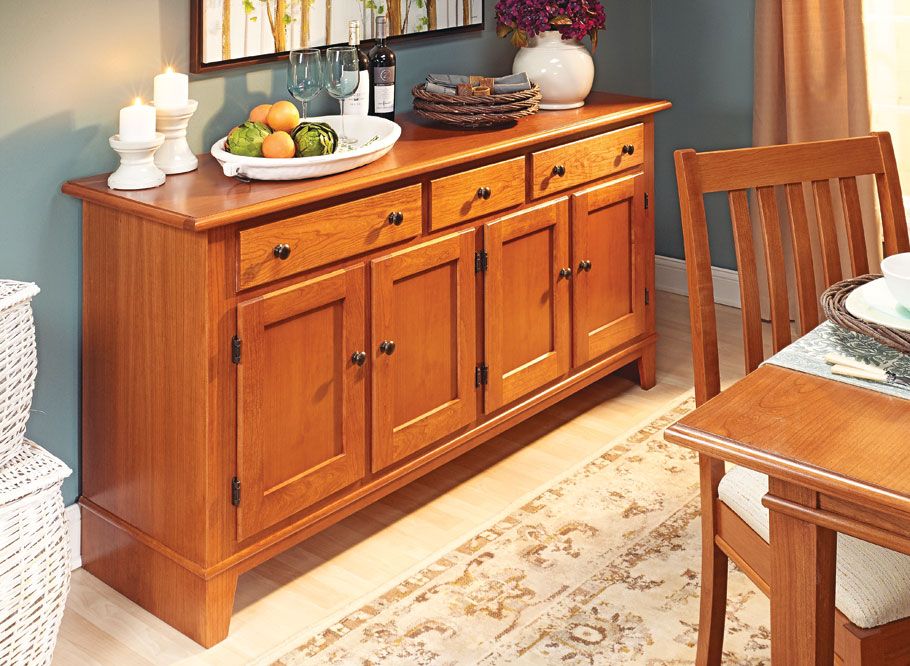 Dining Room Buffet | Woodworking Project | Woodsmith Plans With Regard To Buffet Tables For Dining Room (Photo 1 of 15)