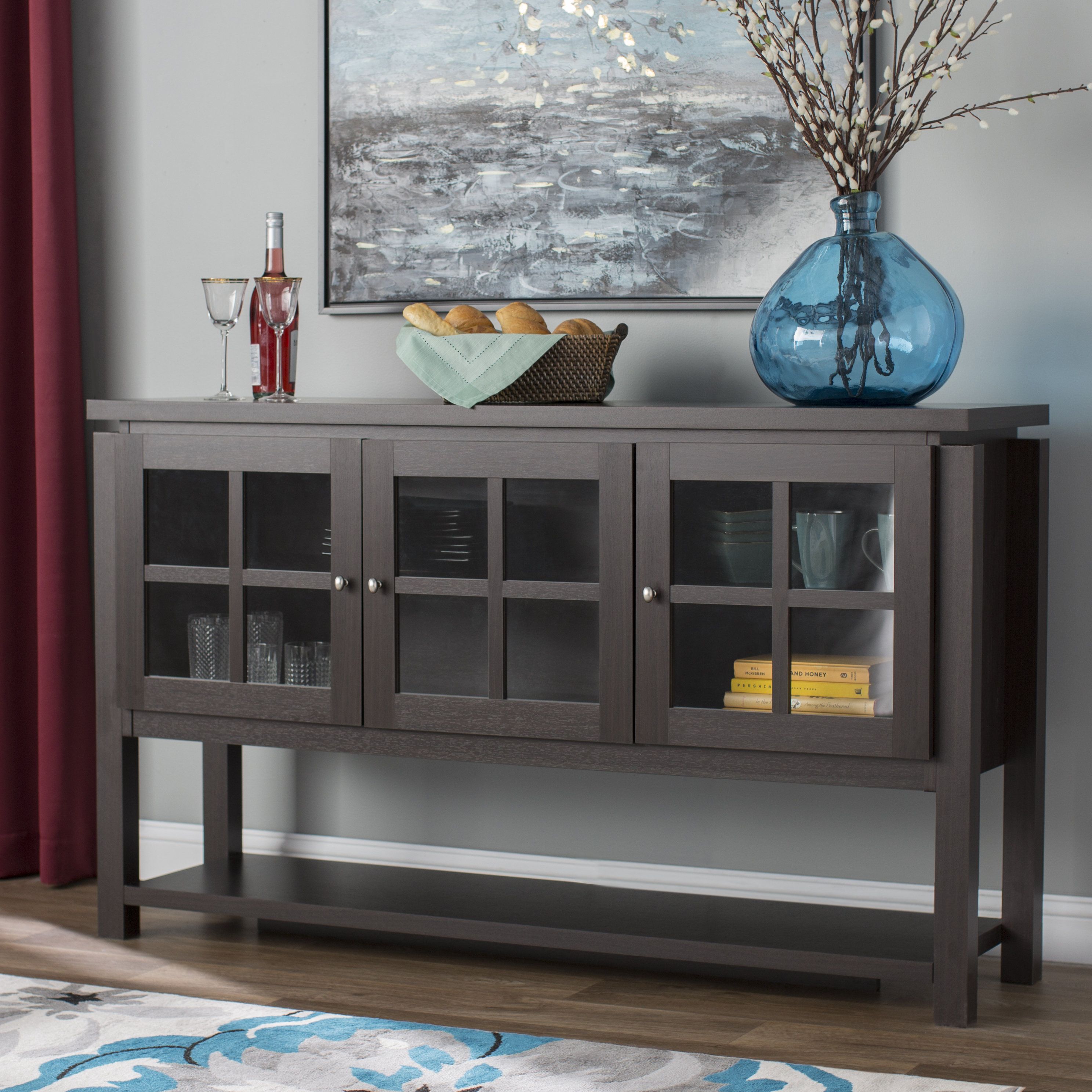 Laurel Foundry Modern Farmhouse Tyndalls Park 59'' Sideboard & Reviews |  Wayfair With Regard To Buffet Tables For Dining Room (View 8 of 15)