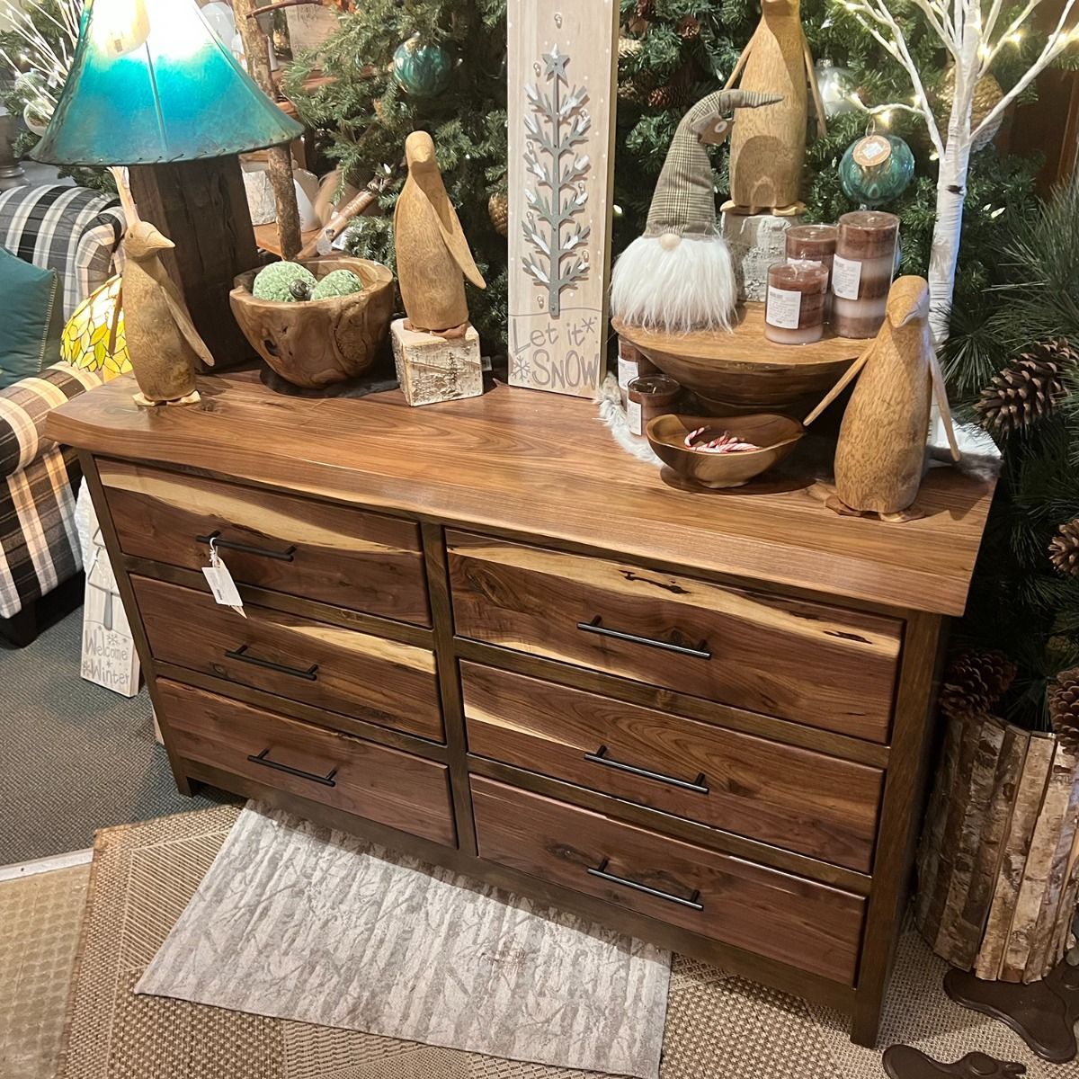 Live Edge Nightstand Or End Table Pertaining To Rustic Walnut Sideboards (Photo 8 of 15)