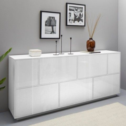 Lopar Sideboard 200cm Living Room Sideboard Kitchen White Design For White Sideboards For Living Room (View 4 of 15)