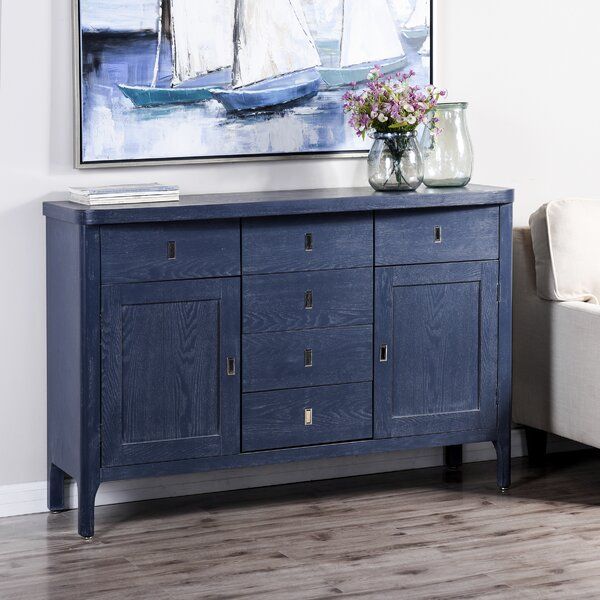 Navy Blue Sideboard | Wayfair Pertaining To Navy Blue Sideboards (Photo 13 of 15)