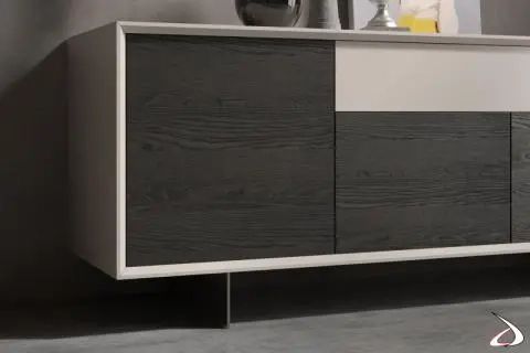 Nazan Living Room Design Sideboard In Ash Wood | Toparredi Pertaining To Gray Wooden Sideboards (View 11 of 15)