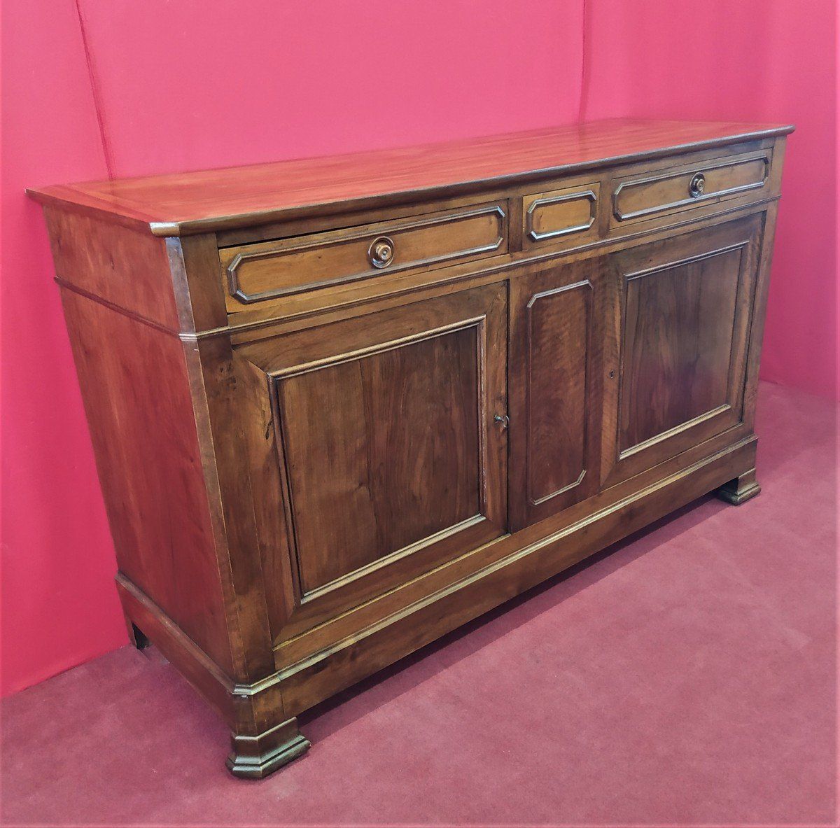 Proantic: Large Two Door Sideboard Intended For Antique Storage Sideboards With Doors (Photo 1 of 15)