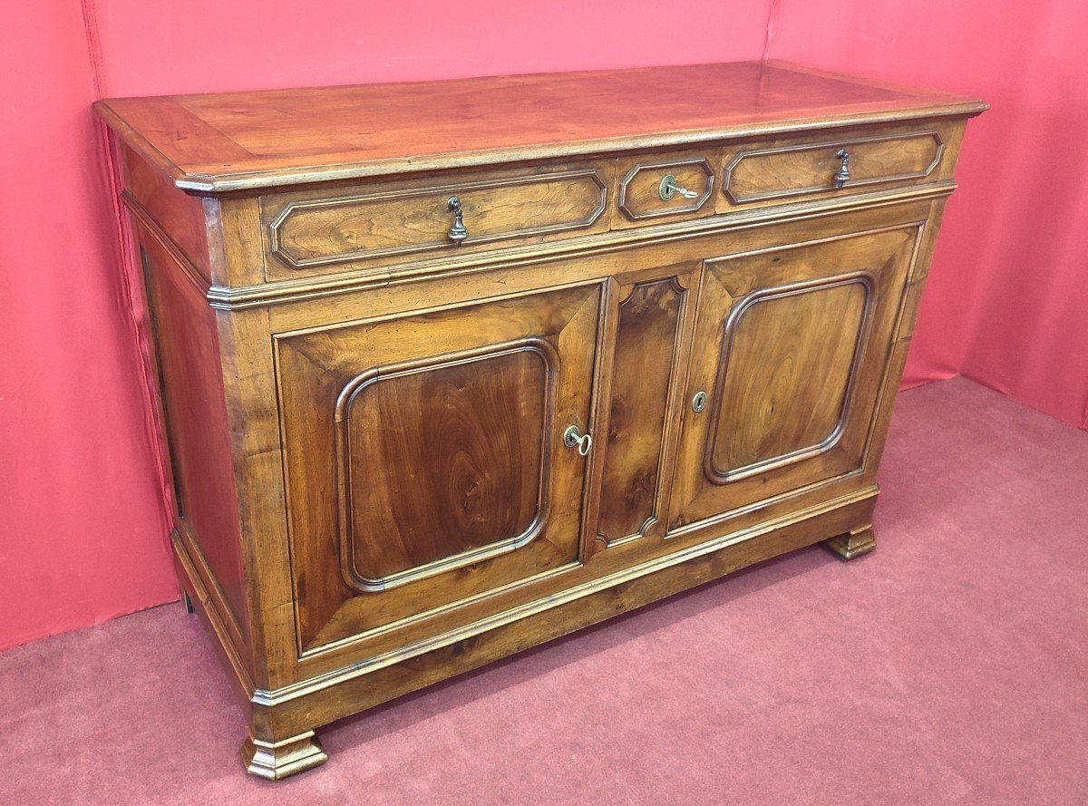 Proantic: Walnut Kitchen Sideboard With Regard To Antique Storage Sideboards With Doors (View 9 of 15)