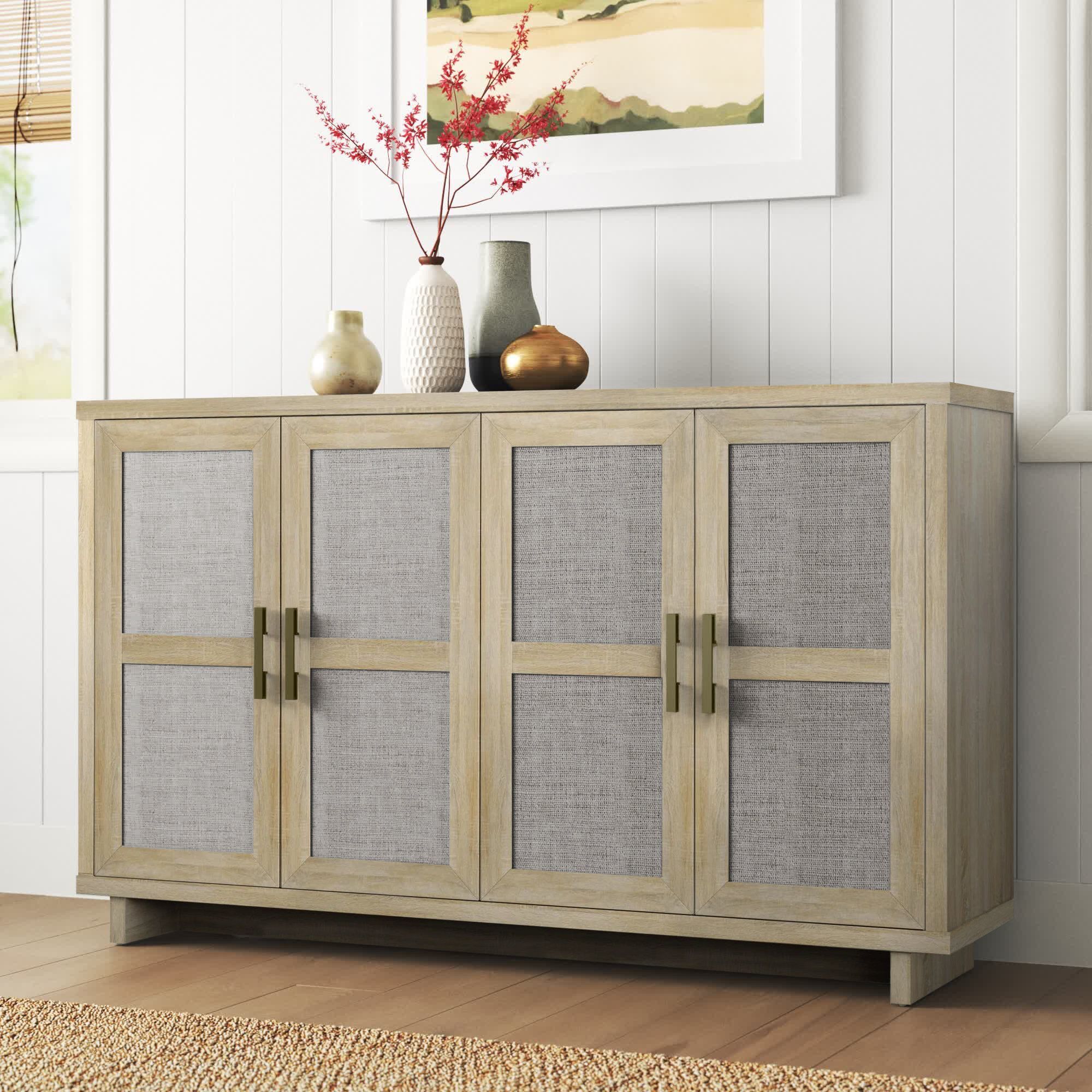 Sand & Stable Portman 59.5'' Wide Credenza & Reviews – Wayfair Canada With Regard To Wide Buffet Cabinets For Dining Room (Photo 13 of 15)