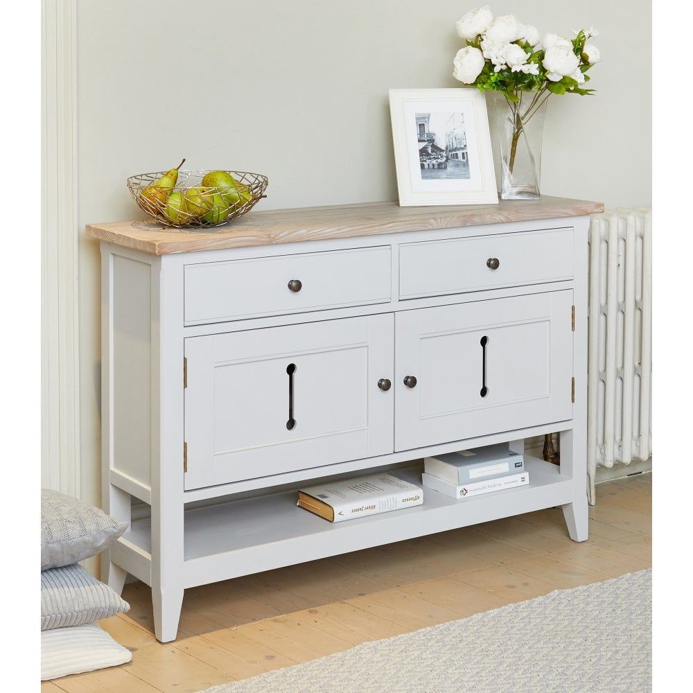 Signature Small Sideboard / Hall Console Table – Dining Room From Breeze  Furniture Uk With Regard To Sideboards Cupboard Console Table (View 3 of 15)