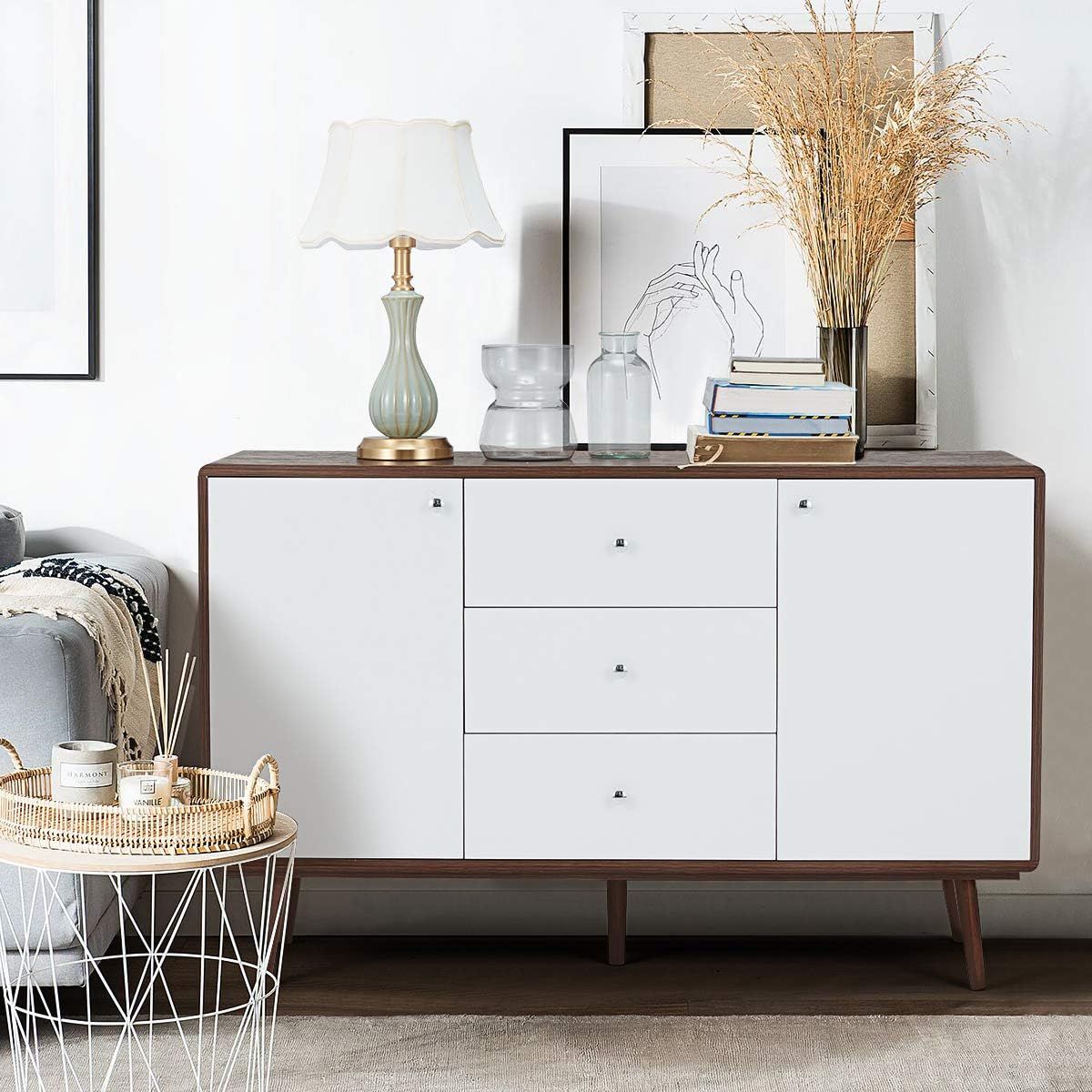 Yoleny Sideboard Buffet Cabinet, Tv Stand Mid Italy | Ubuy For Sideboards Cupboard Console Table (Photo 1 of 15)