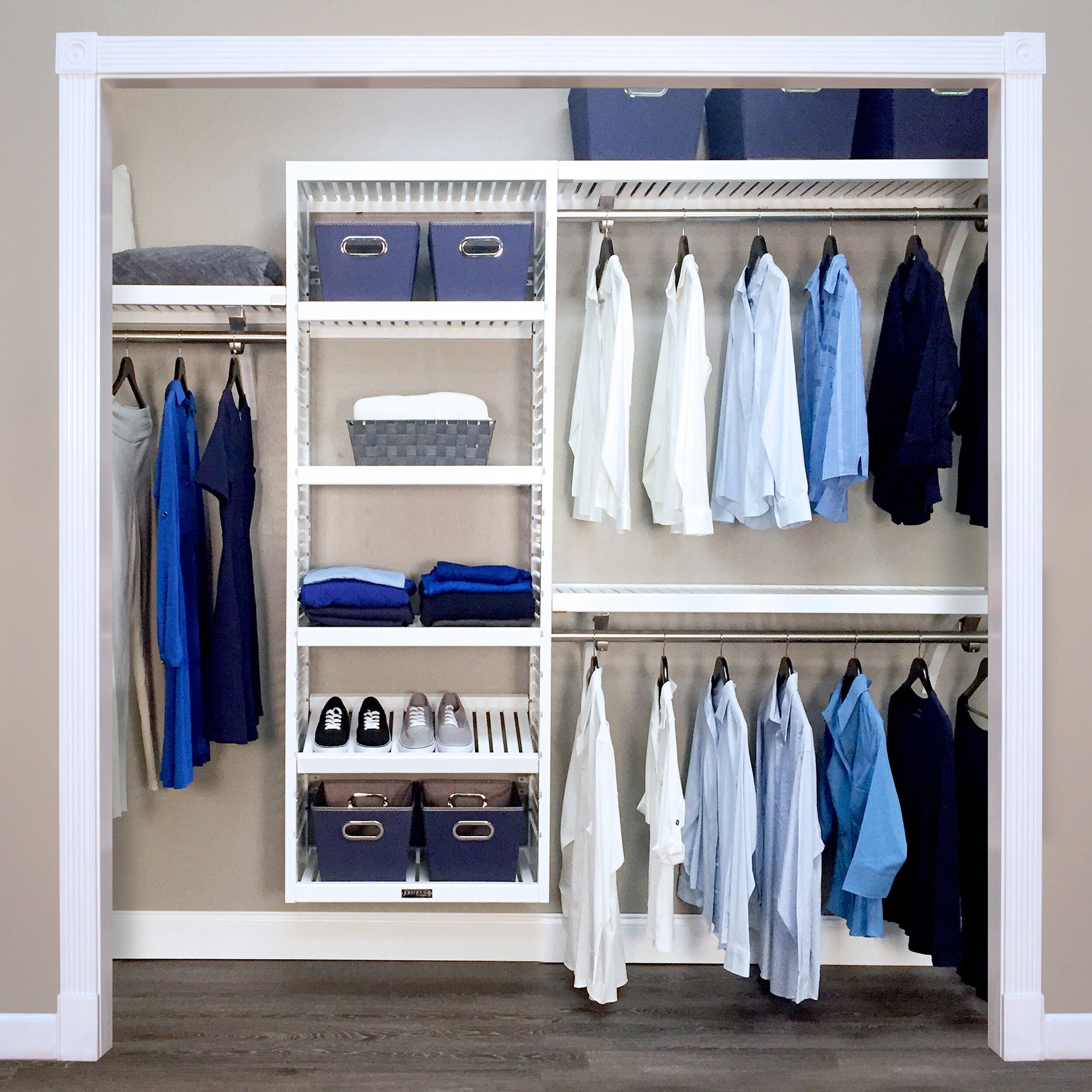 35 Best Closet Organization Ideas To Maximize Space Inside Clothes Organizer Wardrobes (Photo 13 of 15)