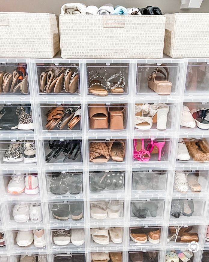 36 Clever Shoe Storage Ideas To Tidy Up Small Spaces For Wardrobe Shoe Storages (Photo 13 of 15)