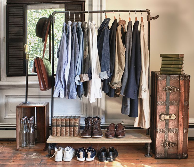 5+ Customizable Clothing Rack Designs | Simplified Building Pertaining To Built In Garment Rack Wardrobes (View 6 of 15)