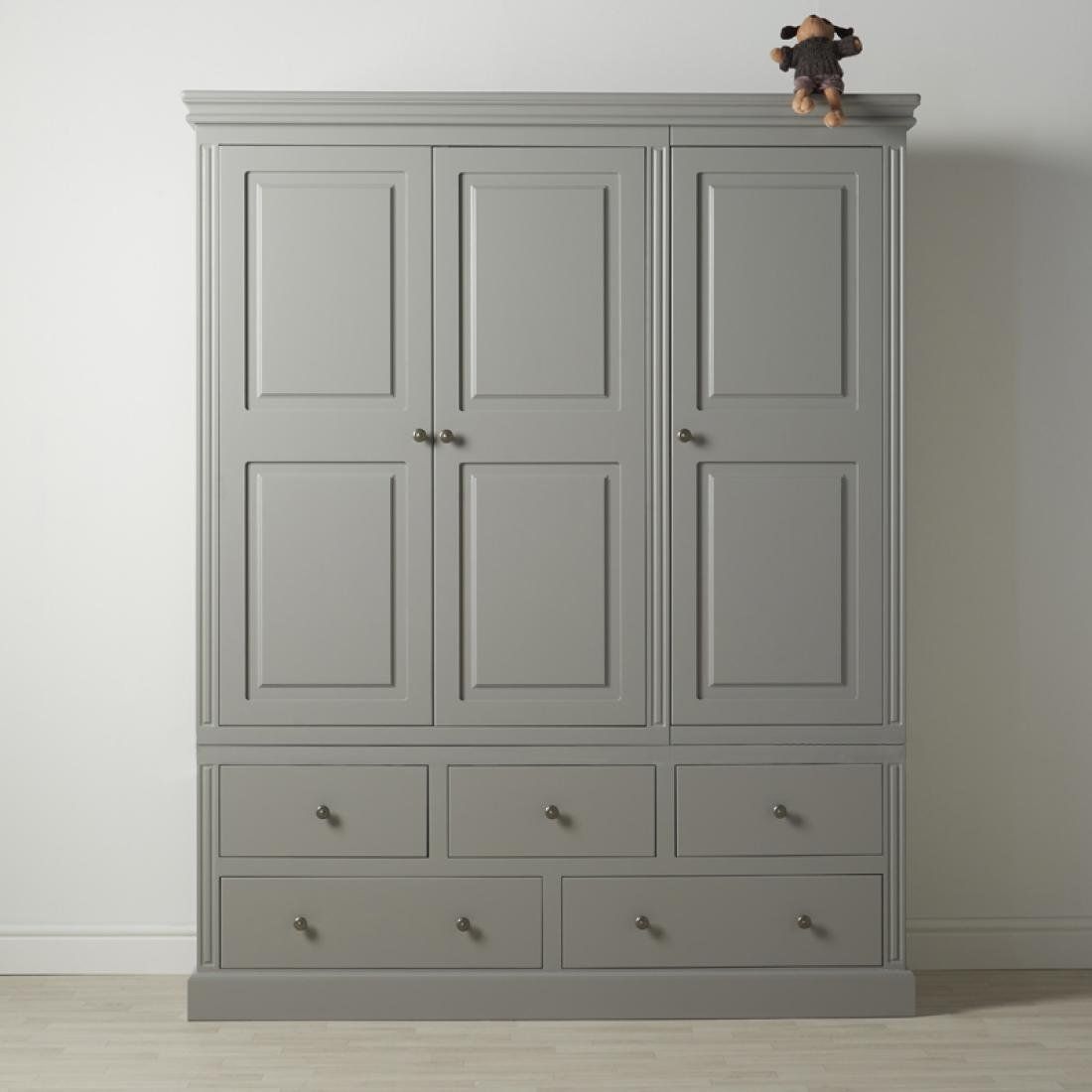 Archie 3 Door 5 Drawer Wardrobe | Boys Wardrobes | Kids Bedrooms |  Childrens Furniture Throughout Wardrobes With 3 Drawers (Photo 10 of 15)
