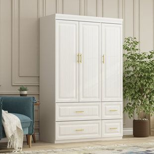 Armoire 96 Inches Tall | Wayfair Throughout 96 Inches Wardrobes (Photo 6 of 15)