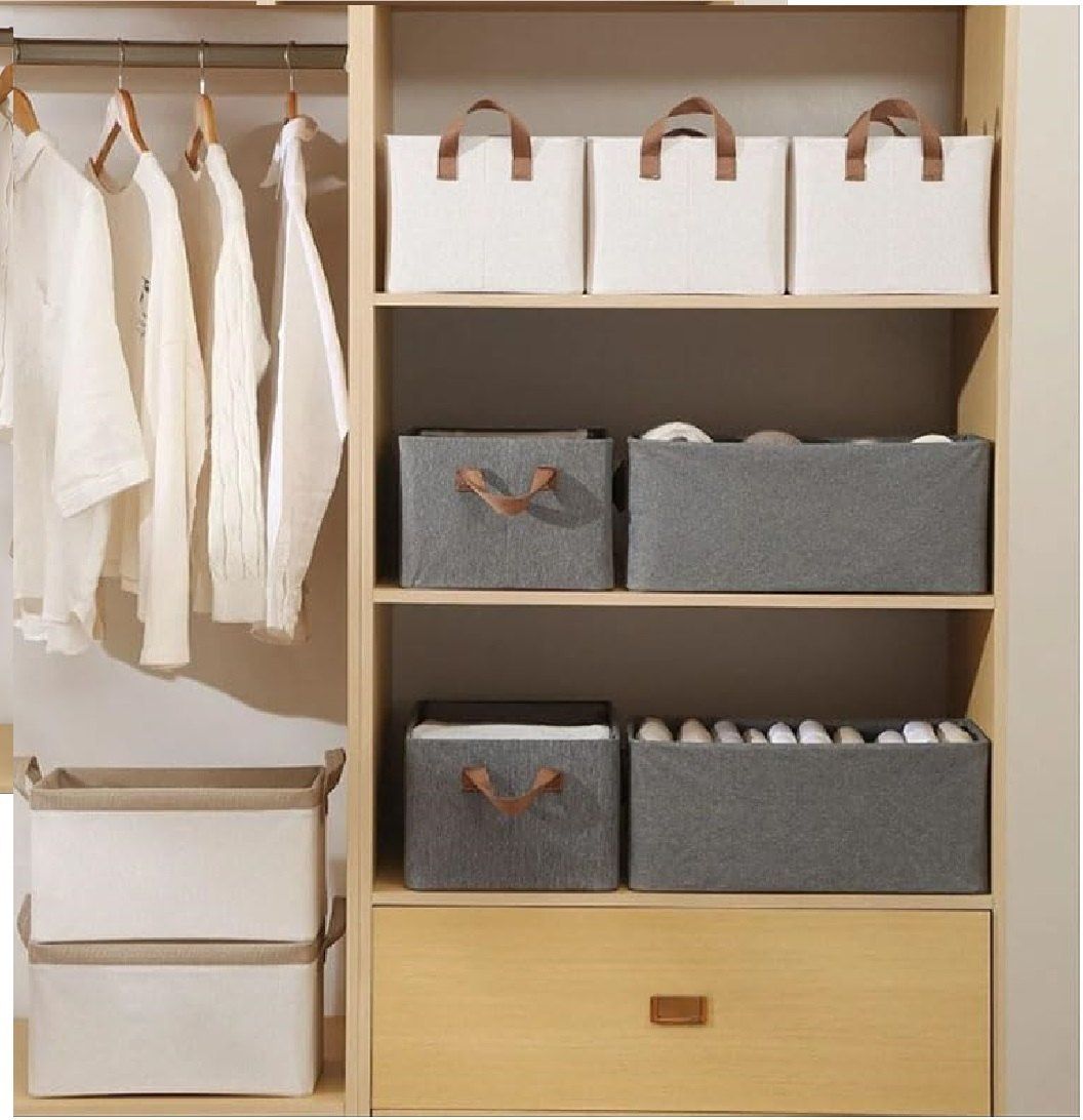 Cationic Steel Frame Folding Storage Household Compartment Wardrobe Storages In Wardrobe Hangers Storages (Photo 13 of 15)