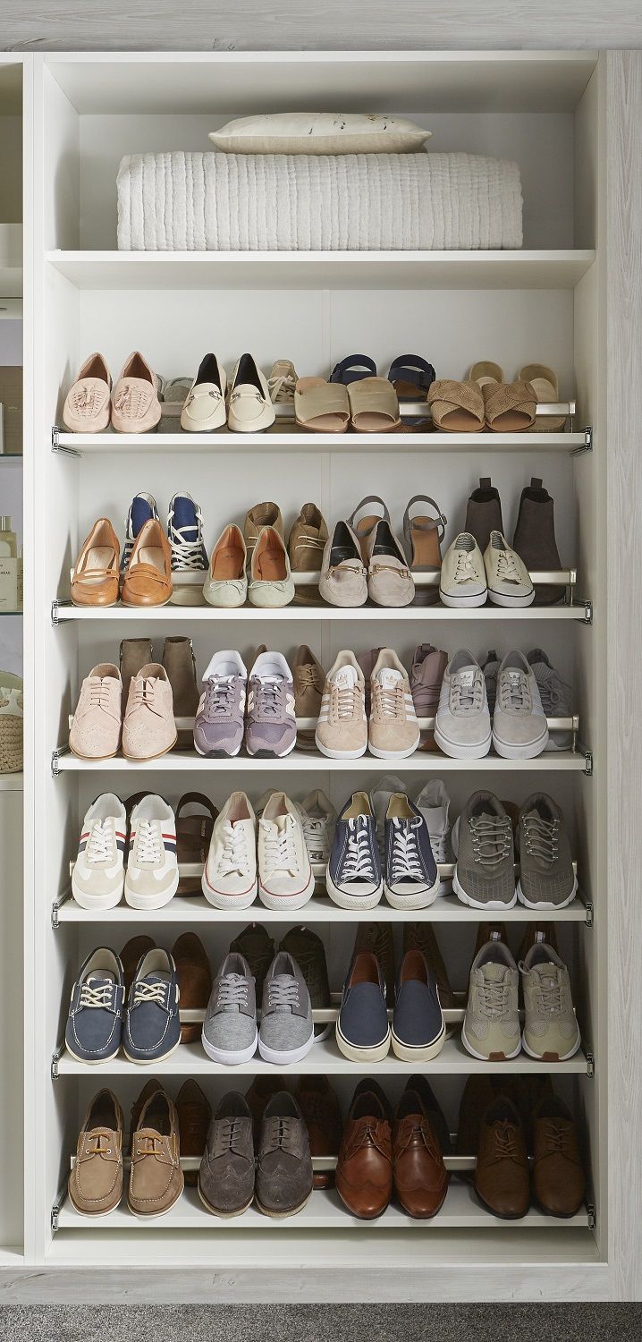 Clever Bedroom Storage Solutions From My Fitted Bedroom. Shoe Storage.  Fitted Wardrobes (View 10 of 15)
