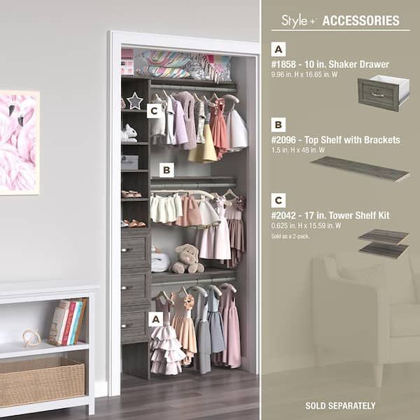 Closetmaid Style + 14 In. D X 17 In. W X 82.25 In (View 9 of 15)
