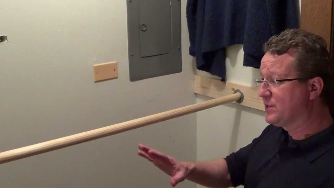 Double Your Closet Space – Double Closet Rod – Youtube Inside Double Wardrobe Hanging Rail And Supports (View 12 of 15)