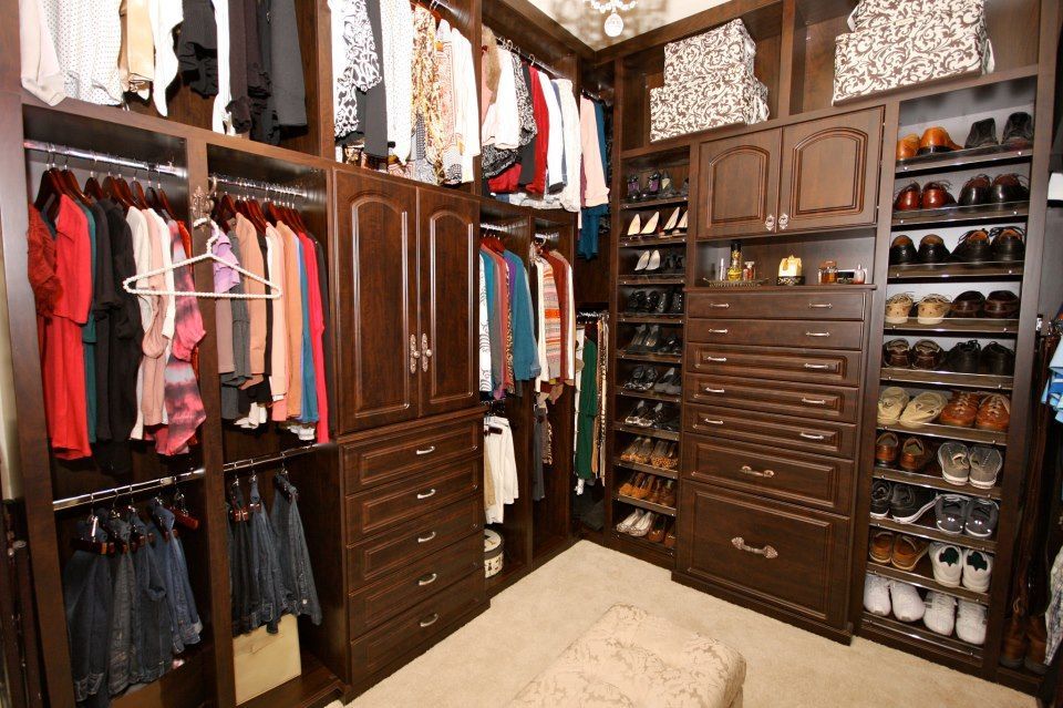 Ever Thought You Could Have 3 Rows Of Hanging In Your Closet? Use The  Wasted Space!!! | Custom Closet Design, Closet Designs, Closet Throughout Wardrobes With 3 Hanging Rod (View 15 of 15)