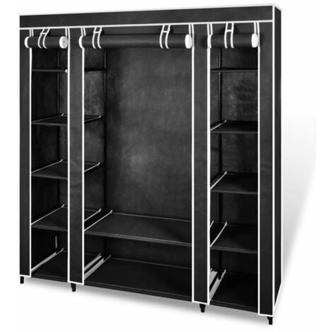Gillard 150cm Wide Portable Wardrobesymple Stuff Within Mobile Wardrobe Cabinets (View 12 of 15)