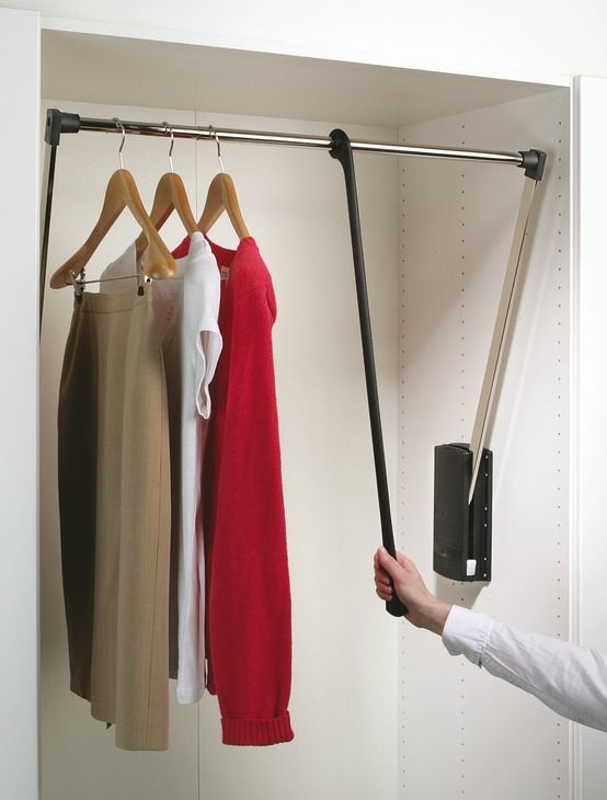 Hafele Pull Out Wardrobe Rail Internal Wardrobe Width 440 1200 Mm With Regard To Clothes Rack Wardrobes (View 8 of 15)