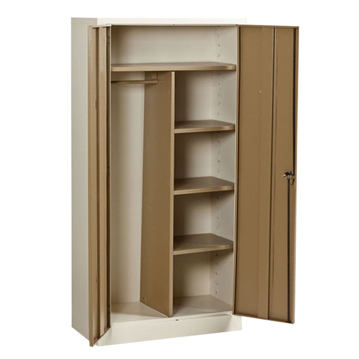 Heavy Duty Steel Gents Wardrobe. Shop Online And Save. Intended For Heavy Duty Wardrobes (Photo 1 of 15)