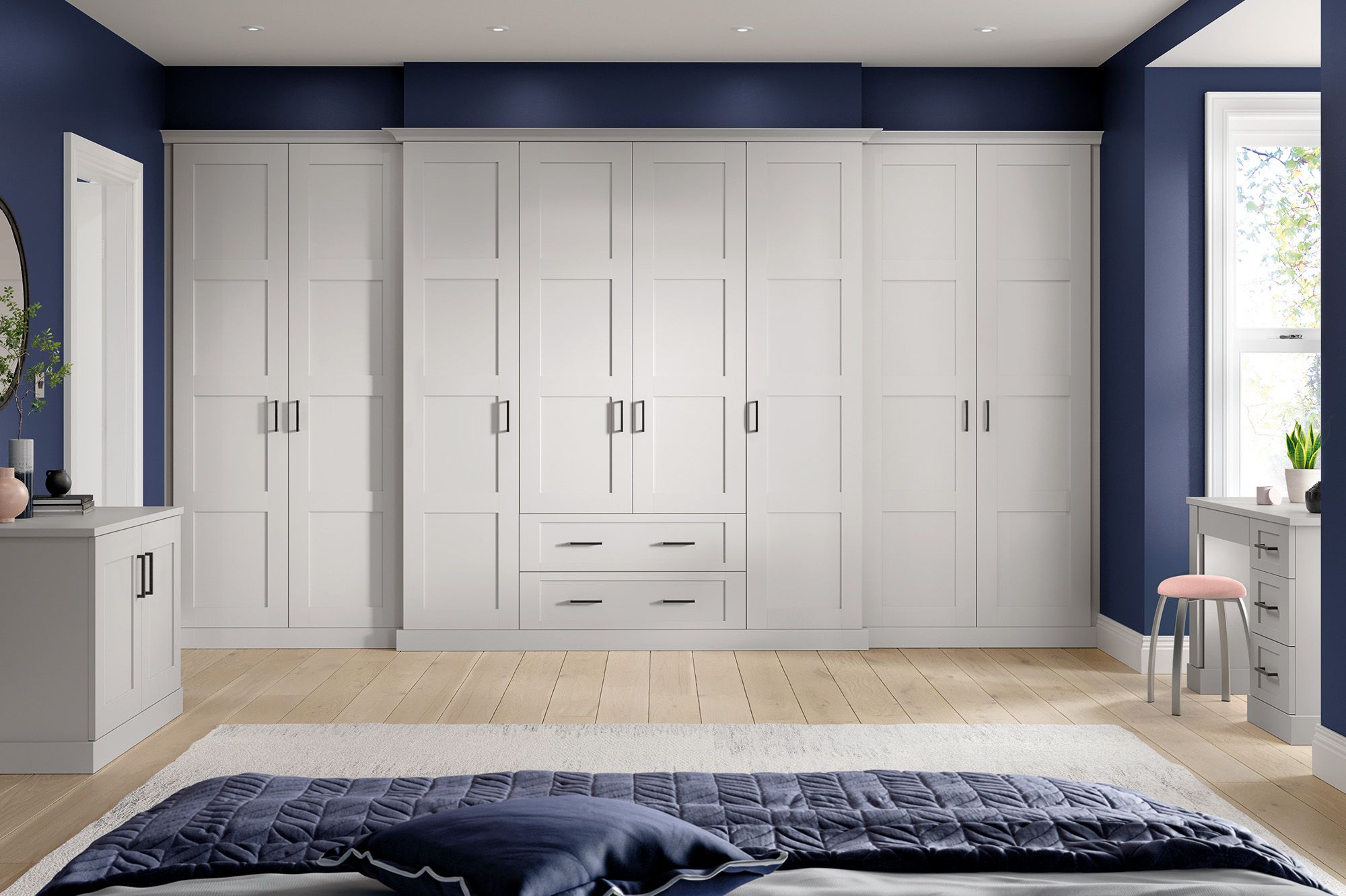 Luxury Fitted Bedroom Furniture & Fitted Wardrobes | Strachan With Built In Wardrobes (View 10 of 15)