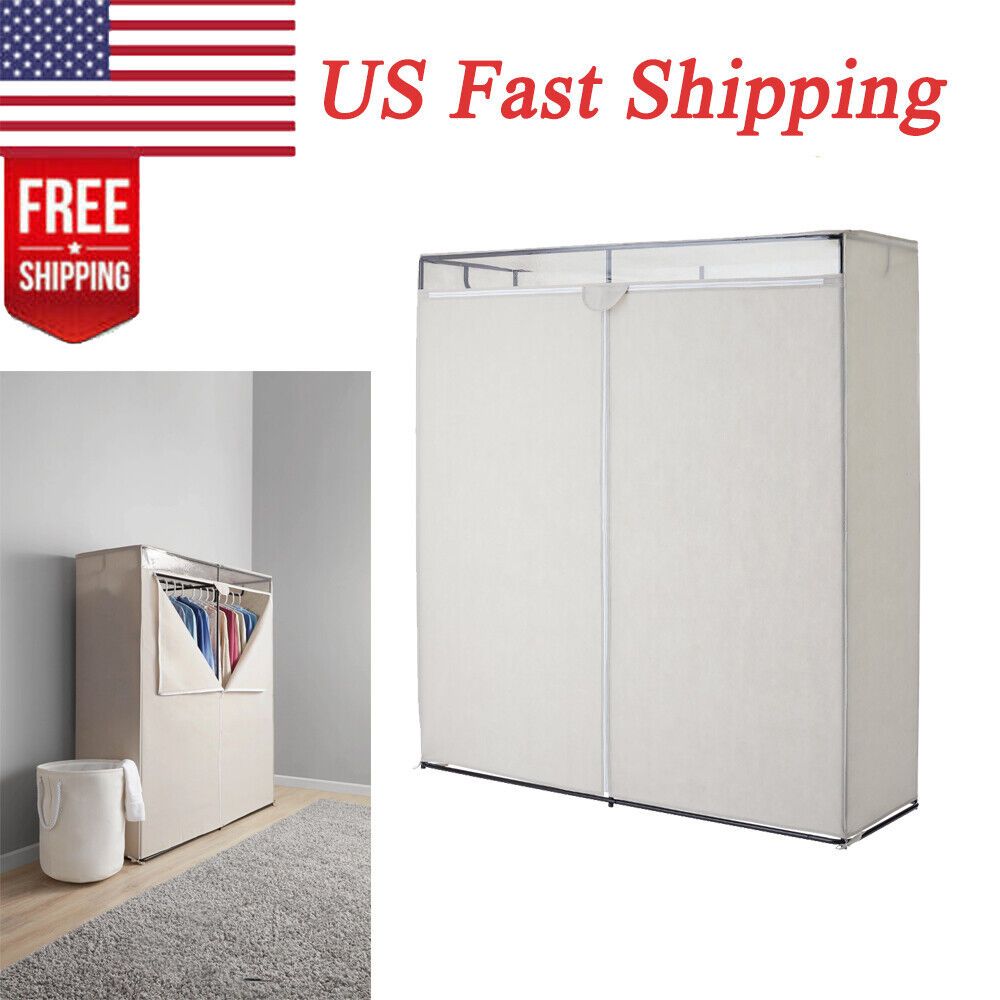 Mainstays Extra Wide Single Tier Zippered Clothes Closet, 60", Bedroom  | Ebay With Single Tier Zippered Wardrobes (View 4 of 15)