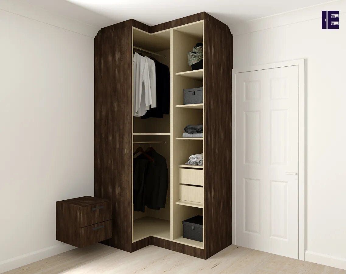 Maximising Space With A Corner Wardrobe: Design Ideas And Inspiration | Inspired Elements | Medium With Medium Size Wardrobes (Photo 12 of 15)