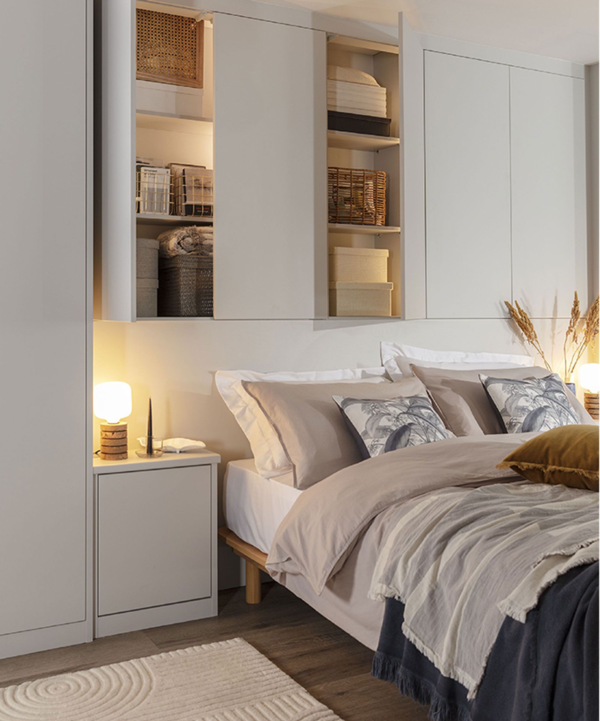 Overbed Storage Ideas – Ways To Boost Bedroom Stash Space | With Overbed Wardrobes (View 10 of 20)