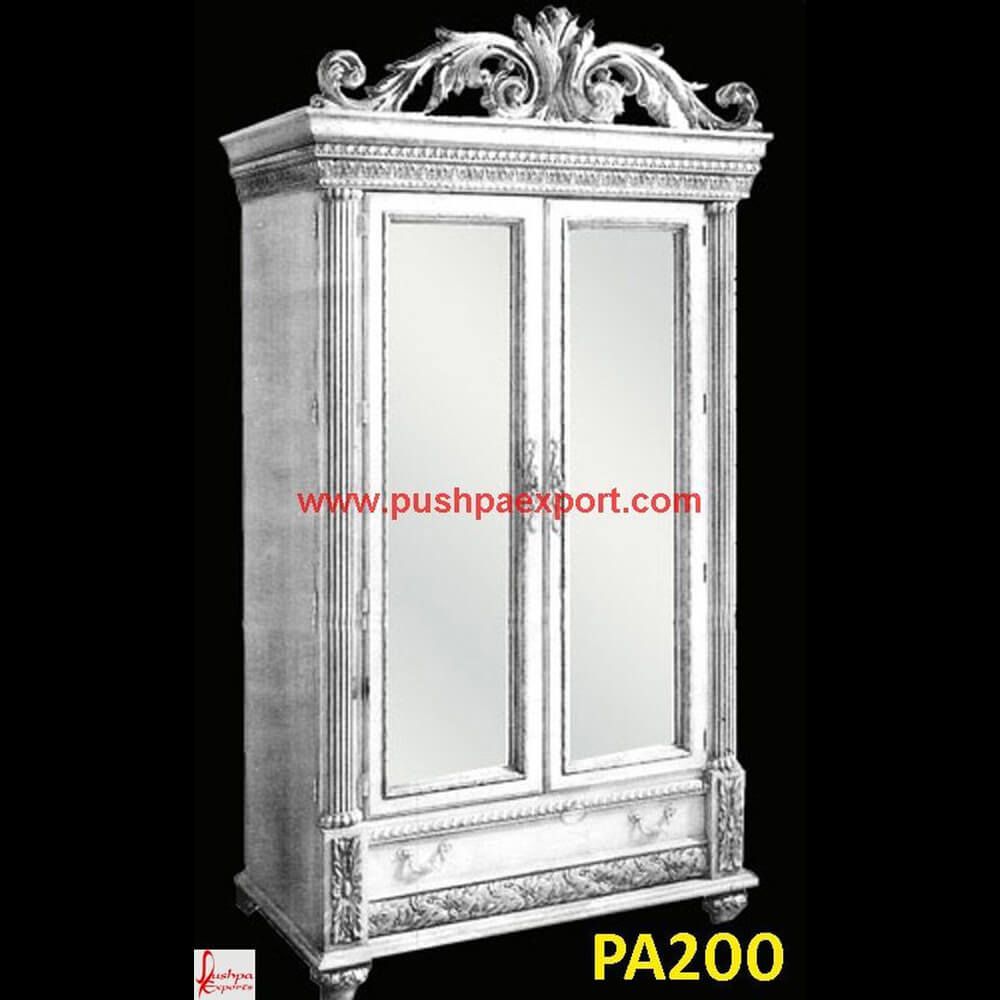 Silver Armoire Silver Furniture, White Metal Furniture, Bone Inlay  Furniture, Mop Inlay Furniture, Marble Furniture Exporters, Manufacturers  And Wholesalers – Pushpa Exports, Udaipur, Rajasthan, India Intended For Silver Metal Wardrobes (Photo 5 of 15)