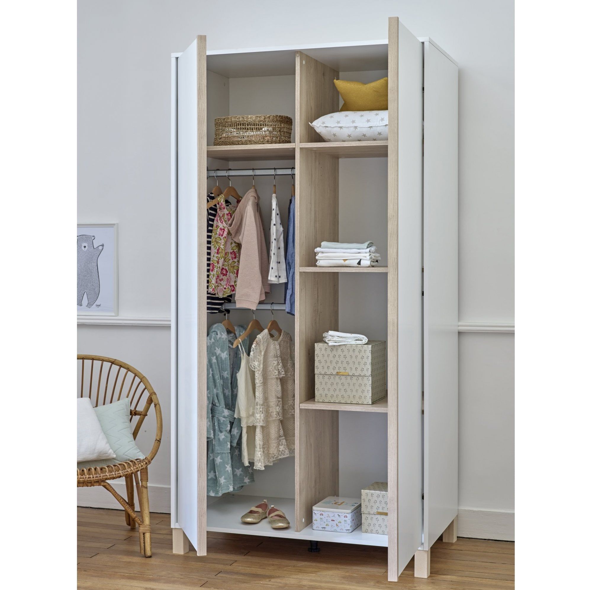 The Children's Furniture Company Throughout Double Rail Childrens Wardrobes (View 7 of 15)