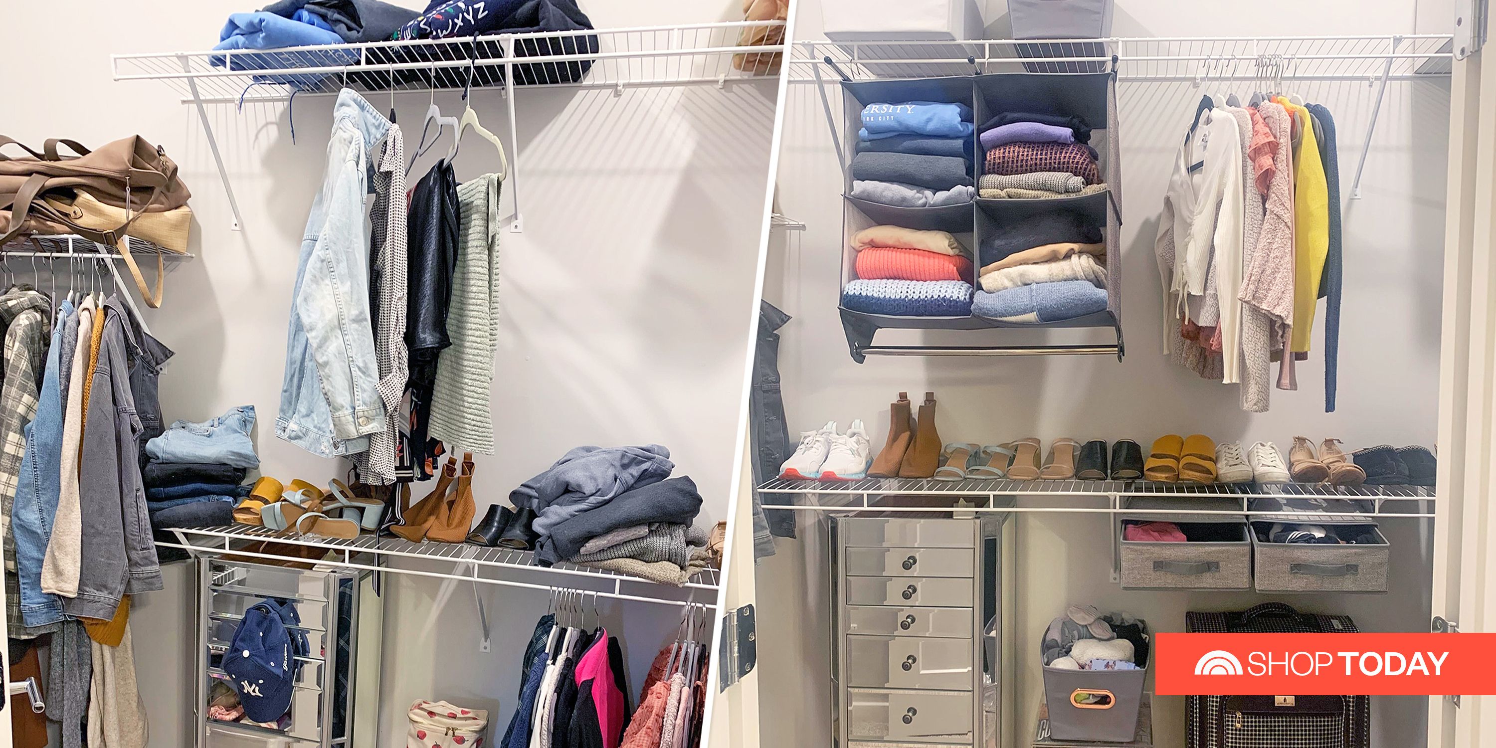 These Closet Organizers Clear Clutter And Maximize My Space Within Clothes Organizer Wardrobes (Photo 6 of 15)