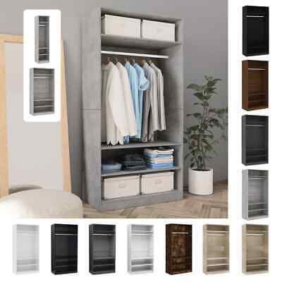 Wardrobe Clothing Storage Hanger Clothes Cabinet Closet Engineered Wood  Vidaxl | Ebay Within Wardrobe Hangers Storages (View 12 of 15)