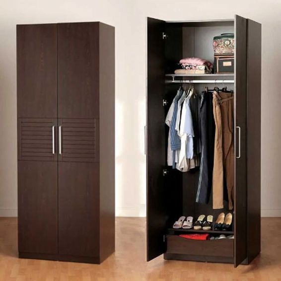 Wardrobe Series 018 – 2 Door 100cm62cmh 220cm – Afrizonemart Inside 2 Door Wardrobes (View 3 of 15)