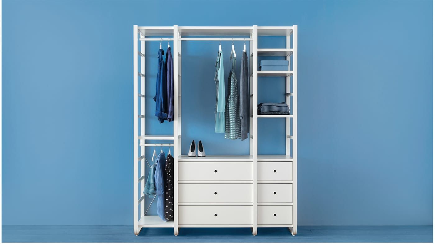 Wardrobe Shelving – Shelving Units For Wardrobes – Ikea Inside Wardrobe With Shelves (Photo 6 of 15)