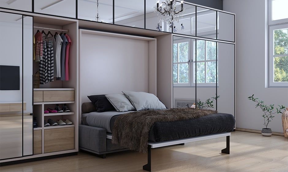 What Are The Ideal Wardrobe Dimensions For Your Home | Designcafe In Medium Size Wardrobes (View 14 of 15)