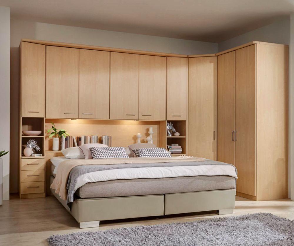 Wiemann Luxor 4 | Luxor 4 Wooden Overbed Unit Suggestion 5&6 |  Furnituredirectuk For Overbed Wardrobes (View 11 of 20)