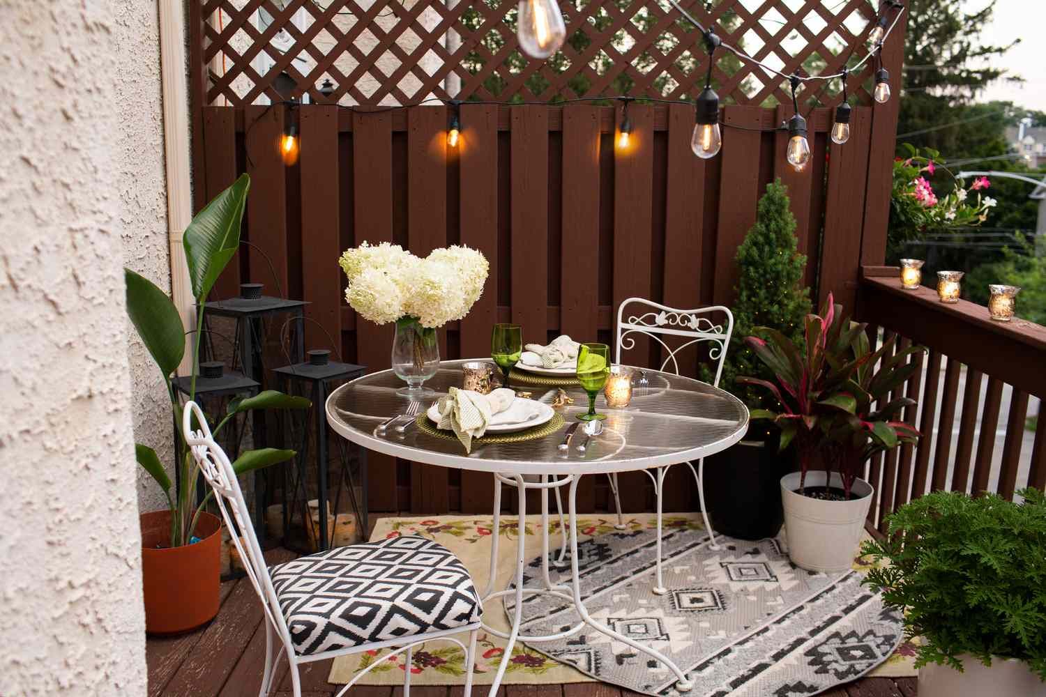 17 Ways To Turn Your Tiny Balcony Into An Irresistible Retreat Inside Coffee Tables For Balconies (Photo 4 of 15)