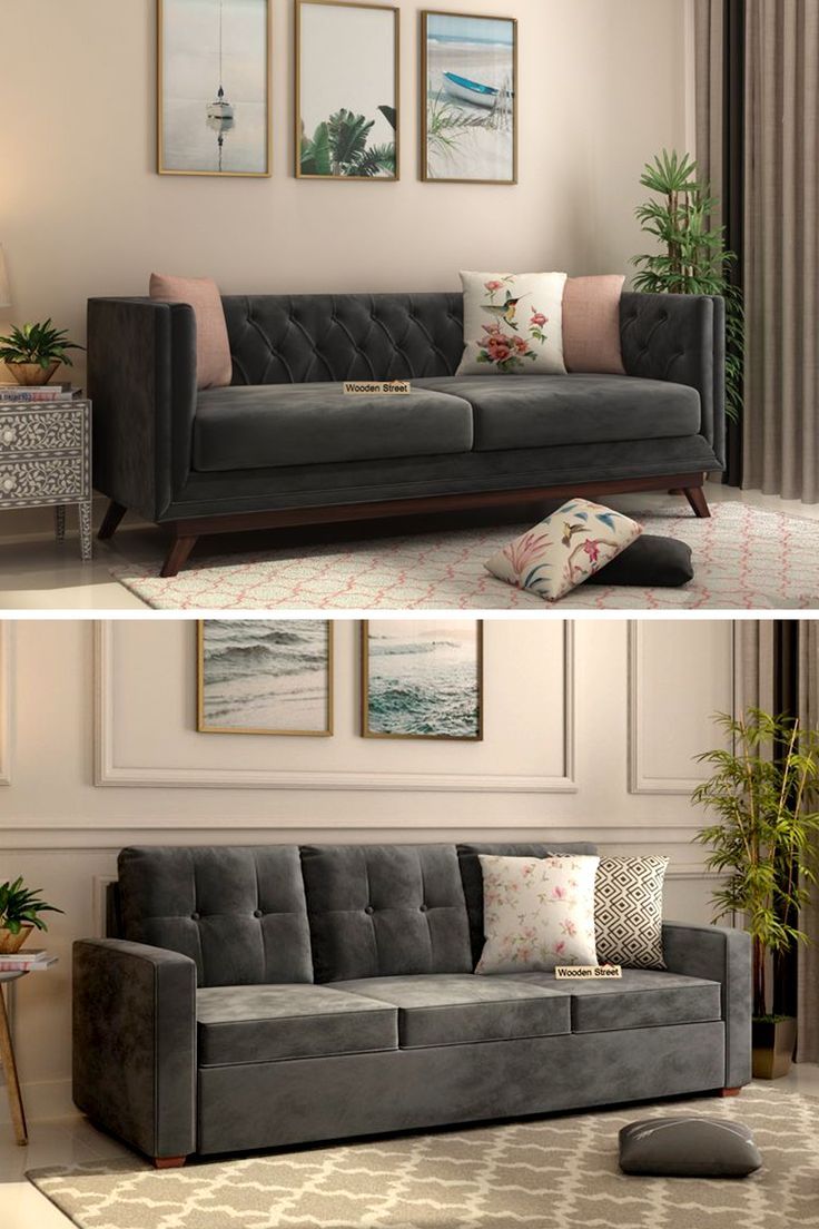 3 Seater Sofas | Sofa Set Designs, Single Seater Sofa, Living Room Sofa  Design Pertaining To Modern 3 Seater Sofas (Photo 1 of 15)