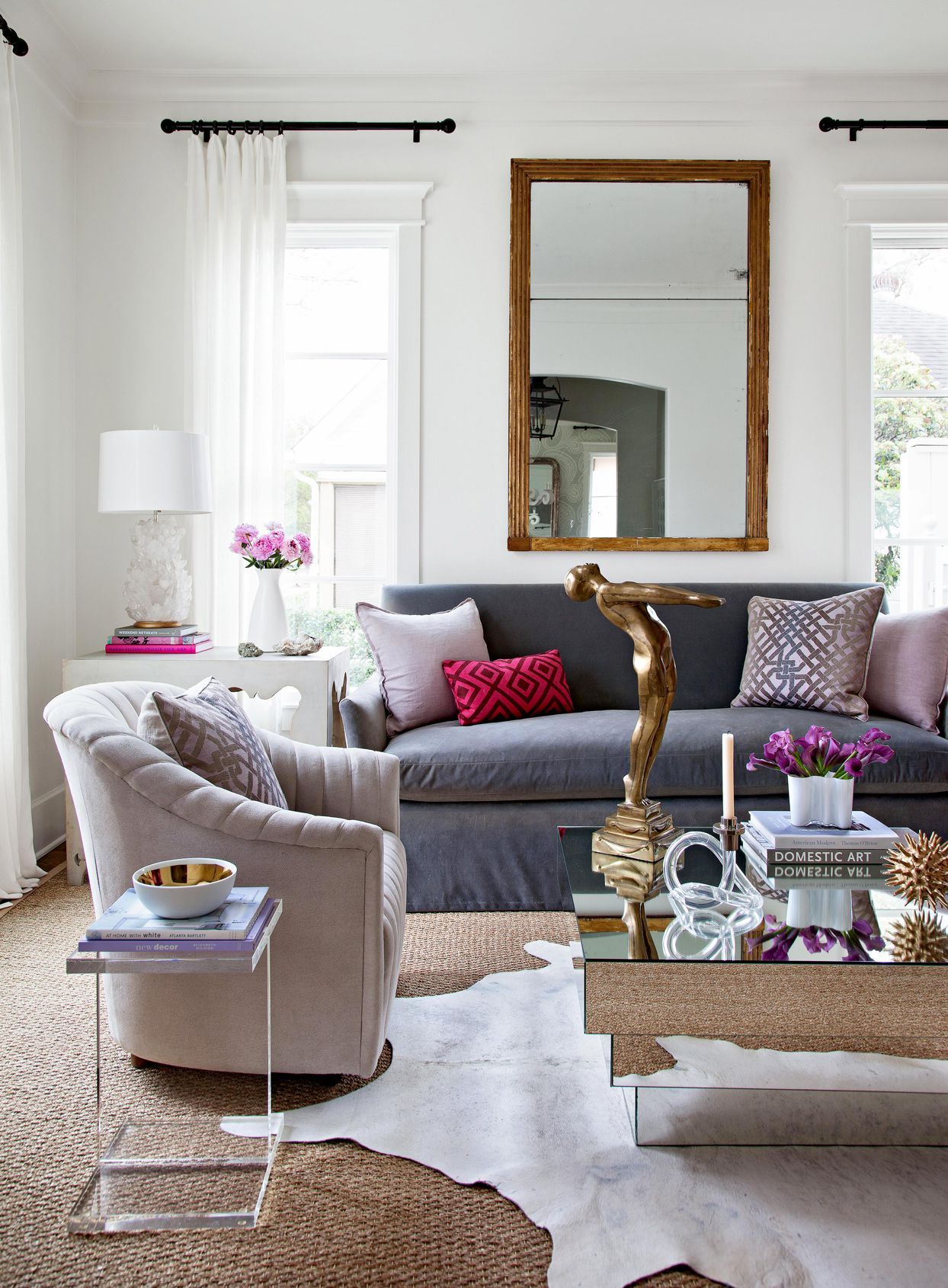 7 Flawless Ways To Style A Gray Sofa For Sofas In Dark Gray (View 10 of 15)