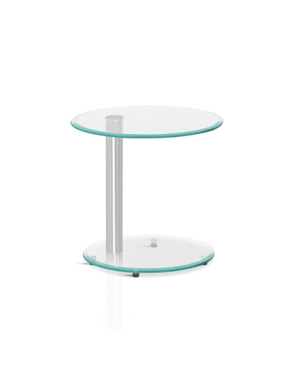 Artiss Side Coffee Table Bedside Furniture Oval Tempered Glass Top 2 Tier |  Ezibuy Nz With Tempered Glass Oval Side Tables (View 8 of 15)
