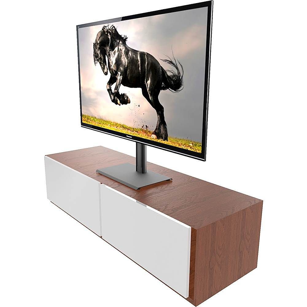 Best Buy: Kanto Tabletop Tv Stand For Most Flat Panel Tvs Up To 65" Black  Tts100 With Regard To Universal Tabletop Tv Stands (Photo 7 of 15)