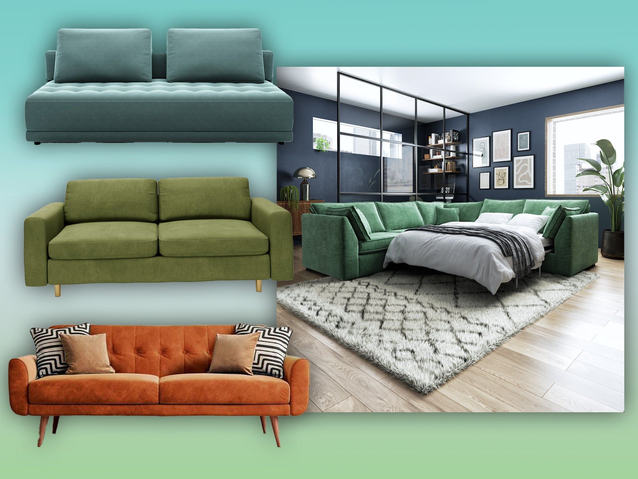 Best Sofa Beds 2023: Cheap, Corner And Space Saving Options | The  Independent With Regard To 2 In 1 Foldable Children's Sofa Beds (View 14 of 15)