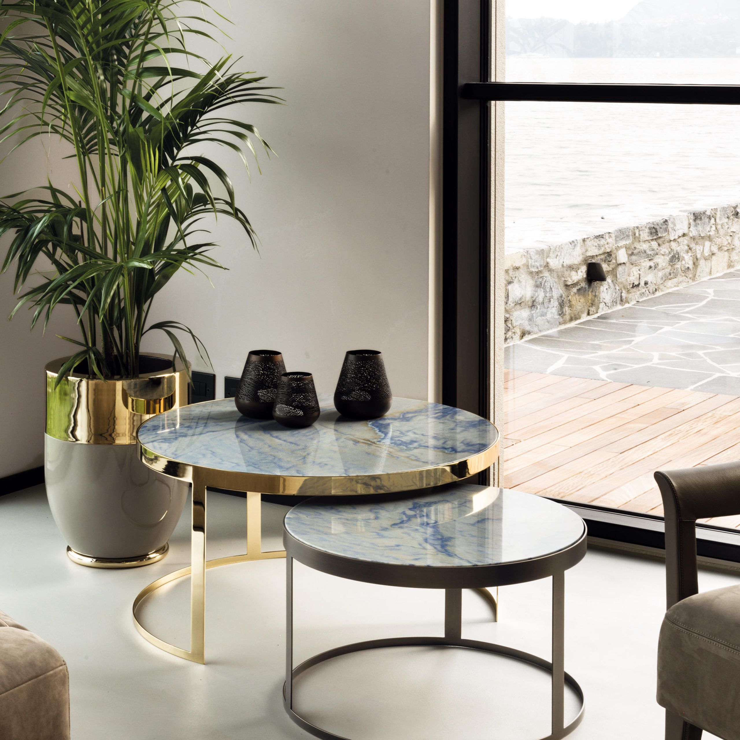 Bis – Coffee Tables From Longhi S.p.a. | Architonic Regarding Round Coffee Tables With Steel Frames (Photo 5 of 15)