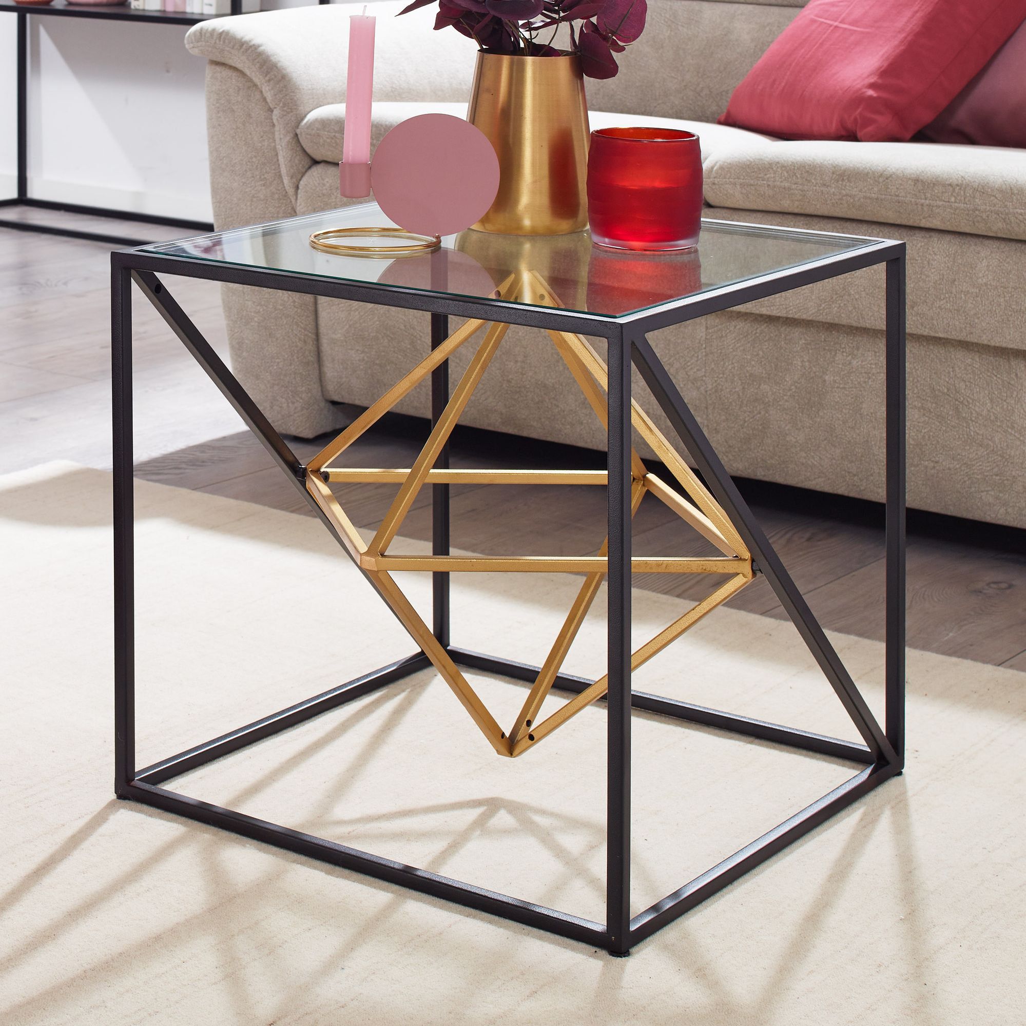 Borough Wharf Coffee Table Design Living Room Table Square | Small Coffee  Table Modern | Side Table Living Room Cube | Wayfair.co.uk Pertaining To Transparent Side Tables For Living Rooms (Photo 8 of 15)