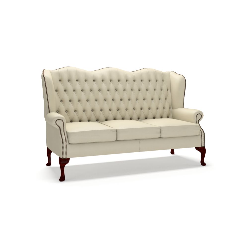 Classic 3 Seater Sofa – Chesterfield Canapés Depuis Sofassaxon  Royaume Uni Intended For Traditional 3 Seater Sofas (Photo 1 of 15)