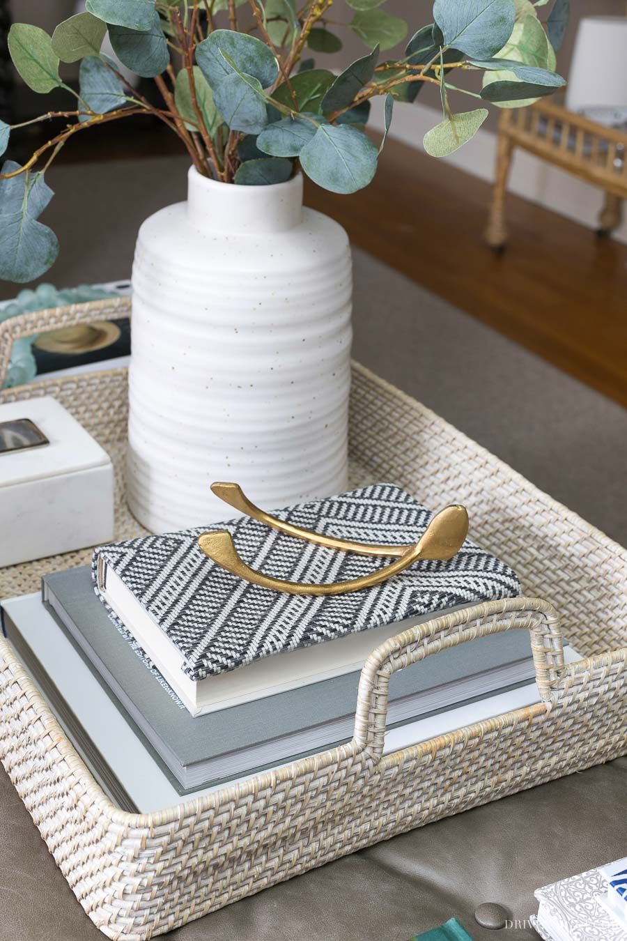 Coffee Table Decor Ideas: My Styling Tips & Ideas! – Drivendecor Within Coffee Tables With Trays (Photo 11 of 15)