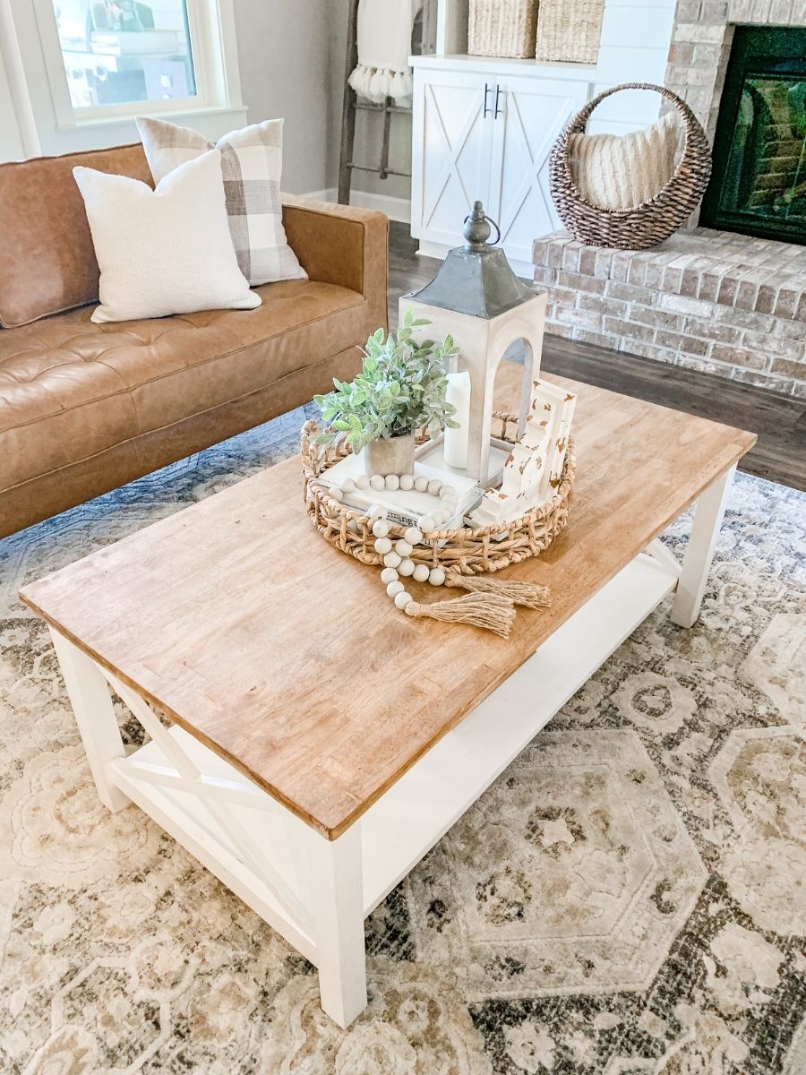 Coffee Table Decor – Remington Ranch Farmhouse Within Living Room Farmhouse Coffee Tables (View 3 of 15)