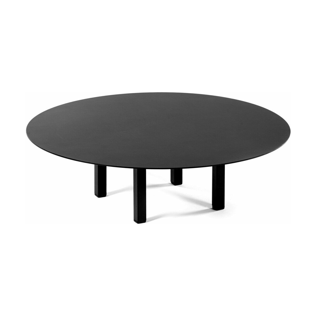 Coffee Table Ronde 68 Cm In Black Metal 01 – Serax With Full Black Round Coffee Tables (Photo 10 of 15)
