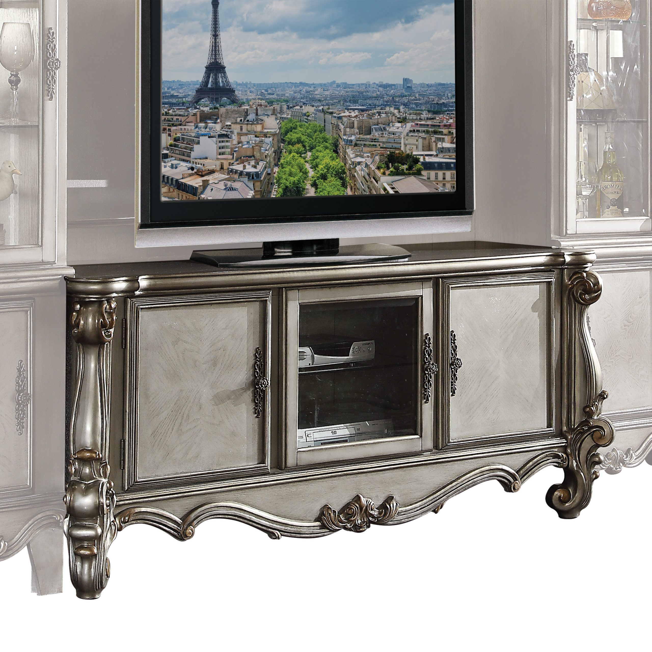 Colourtree Versailles Media Center | Wayfair Pertaining To Versailles Console Cabinets (Photo 11 of 16)