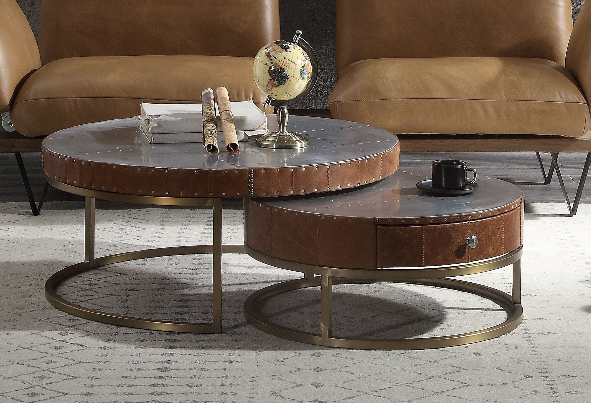 Cozzy Design Toby Nesting Coffee Table | Wayfair Inside Nesting Coffee Tables (Photo 4 of 15)